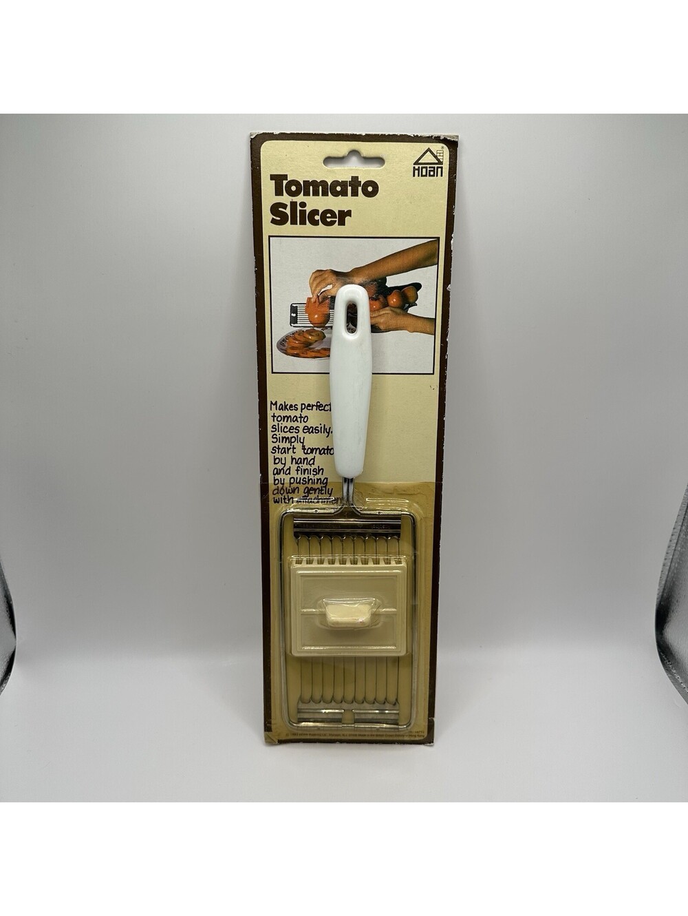 Vintage 1982 HOAN Tomato Slicer Manual New Old Stock